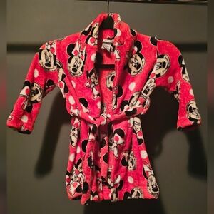 Girls 2T/3T Minnie Mouse robe